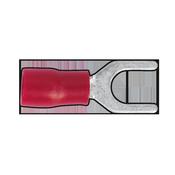 Sealey RT14 Easy-Entry Fork Terminal Ø5.3mm (2BA) Red Pack of 100 image