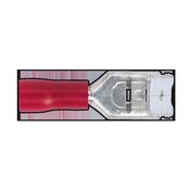 Sealey RT17 Piggy-Back Terminal 6.3mm Red Pack of 100 image