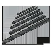 Sealey S01039 HSS Drill Bit Set 6pc DIN 338 image