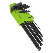 Sealey S01093 Siegen Long Ball-End Hex Key Set 9pc image