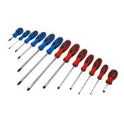Sealey S0754 Screwdriver Set 13pc Hammer-Thru image