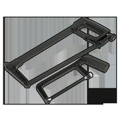 Sealey S0865 Engineer's Hacksaw Set 2pc image