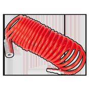 Sealey SA305 PE Coiled Air Hose 5m x Ø5mm with Couplings image