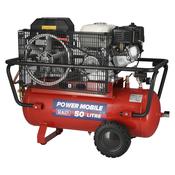 Sealey SA5055 Air Compressor 50L Belt Drive Petrol Engine 5.5hp image