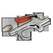 Sealey SA913 Air Blow Gun Palm Type with 1/4"BSP Air Inlet and Safety Nozzle image