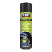 Sealey SCS017S Chain &amp; Cable Clear Lubricant 500ml image