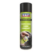 Sealey SCS017 Chain &amp; Cable Clear Lubricant 500ml Pack of 6 image