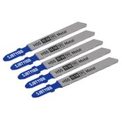 Sealey SJBT118B Jigsaw Blade Metal 92mm 11-14tpi - Pack of 5 image