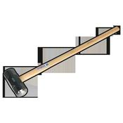 Sealey SLH14 Sledge Hammer 14lb Hickory Shaft image