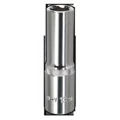 Sealey SP1213D WallDrive® Socket 13mm Deep 1/2"Sq Drive Fully Polished image