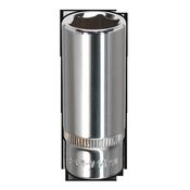 Sealey SP1414D WallDrive® Socket 14mm Deep 1/4"Sq Drive Fully Polished image