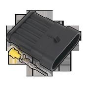 Sealey SSC5M Superseal Male Connector 5-Way Pack of 3 image