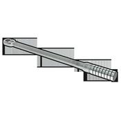 Sealey STW703 Torque Wrench Micrometer Style 1/2"Sq Drive 40-200Nm(29.5-148lb.ft) - Calibrated image