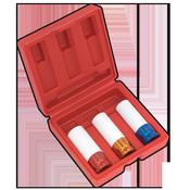 Sealey SX031 Alloy Wheel Impact Socket Set 3pc 1/2"Sq Drive image
