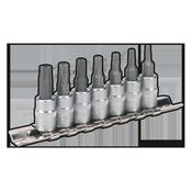 Sealey SX106 TRX-TS* Security Socket Bit Set 7pc 1/4"Sq Drive image