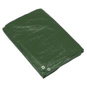 Sealey TARP810G Tarpaulin 2.44 x 3.05m - Green image
