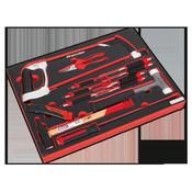 Sealey TBTP06EU Tool Tray with Hacksaw, Hammers &amp; Punches 13pc image
