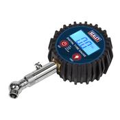 Sealey TST001 Digital Tyre Pressure Gauge with Swivel Head &amp; Quick Release image