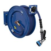 Sealey WHR1512 Heavy-Duty Retractable Water Hose Reel 15m Ø13mm ID Rubber Hose image