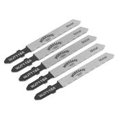 Sealey WJT118A Jigsaw Blade Metal 55mm 21tpi - Pack of 5 image
