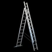 Sealey ACL312 Extension Combination Ladder 3 x 12 Aluminium - EN 131 image