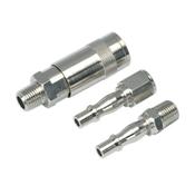 Sealey ACX60 Air Tool Coupling Kit 1/4"BSP image