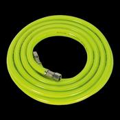 Sealey AHFC5 Air Hose High-Visibility 5m x Ø8mm with 1/4"BSP Unions image