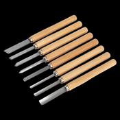 Sealey AK60/8 Wood Turning Chisel Set 8pc image