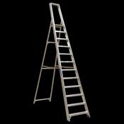 Sealey AXL12 Industrial Step Ladder 12-Tread Aluminium - BS EN 131 image