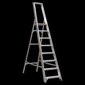 Sealey AXL8 Industrial Step Ladder 8-Tread Aluminium - EN 131 image
