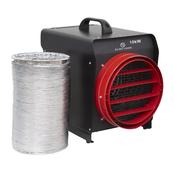 Sealey DEH10001 Industrial Fan Heater with Ducting 10kW image