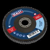 Sealey FD10040 100mm Zirconium Flap Disc 40Grit 16mm Bore image