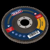 Sealey FD10040E Flap Disc Aluminium Oxide Ø100mm Ø16mm Bore 40Grit image