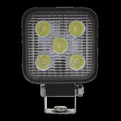 Sealey LED2S Mini Square Work Light with Mounting Bracket 15W SMD LED image