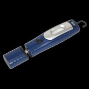 Sealey LED3602B Rechargeable 360° Inspection Light 7 SMD &amp; 3W SMD LED Blue Lithium-ion image