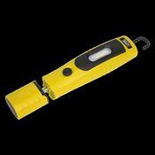 Sealey LED3602Y Rechargeable 360° Inspection Light 7 SMD &amp; 3W SMD LED Yellow Lithium-ion image
