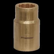 Sealey NS047 Socket 14mm 1/2"Sq Drive - Non-Sparking WallDrive® image