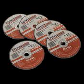 Sealey PTC/3C5 Cutting Disc Ø75 x 2mm Ø10mm Bore Pack of 5 image