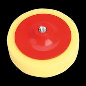 Sealey PTC/CH/M14-Y Buffing &amp; Polishing Foam Head Ø150 x 50mm M14 x 2mm Yellow/Coarse image
