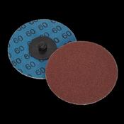 Sealey PTCQC7560 Quick-Change Sanding Disc Ø75mm 60Grit Pack of 10 image