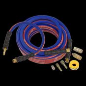 Sealey AHK02 Air Hose Kit Heavy-Duty 15m x Ø10mm with Connectors image
