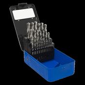 Sealey AK47251 HSS Split Point Fully Ground Drill Bit Set 25pc Metric image