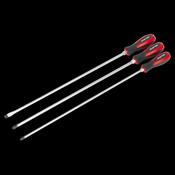 Sealey AK4935 Screwdriver Set 3pc Hammer-Thru 450mm image