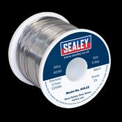Sealey SOL22 Quick Flow Solder Wire 2% 0.7mm/22SWG 0.5kg Reel image