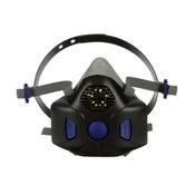 3M HF-803SD Secure Click Reusable Half Face Mask with Speaking Diaphragm - Large image