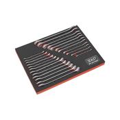 Sealey AK63256 Combination Spanner Set 23pc Metric/Imperial image