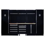 BUNKER 27066 Modular Storage Combo with Hardwood Worktop (16 Piece) image