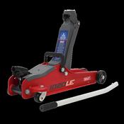 Sealey 1020LE Low Profile Short Chassis Trolley Jack 2 Tonne - Red image