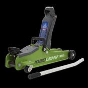 Sealey 1020LEHV Low Profile Short Chassis Trolley Jack 2 Tonne - Green image