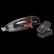 Sealey CP20VCVKIT1 Cordless Handheld Vacuum Cleaner Kit 650ml 20V 2Ah image